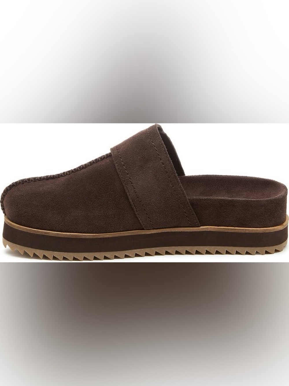 KELSI DAGGER BROOKLYN FIG PLATFORM MULES IN CACAO 7.5 - Picture 4 of 12
